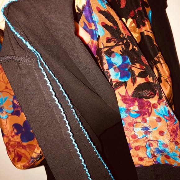 Anthro Maeve 100% Silk Pintura Watercolor Shift M - Picture 8 of 8